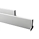 Set 2 organizatoare albe reglabile pentru sertar Set 2 organizatoare albe reglabile pentru sertar