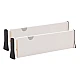 Set 2 organizatoare albe reglabile pentru sertar Set 2 organizatoare albe reglabile pentru sertar