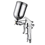 Pistol de vopsit cu presiune F75 300ml cupa deasupra