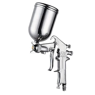 Pistol de vopsit cu presiune F75 300ml cupa deasupra
