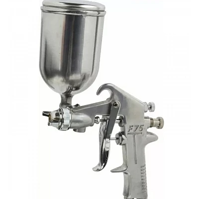Pistol de vopsit cu presiune F75 300ml cupa deasupra