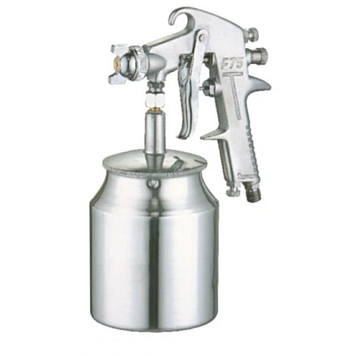 Pistol de vopsit F75 cu aer comprimat cupa dedesubt Pistol de vopsit F75 cu aer comprimat cupa dedesubt