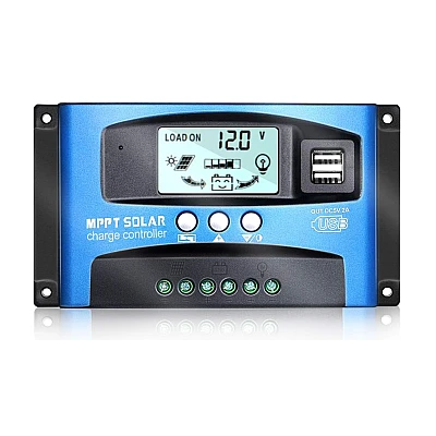 Regulator Panou Solar - Controler 12/24V 100A USB MPPT