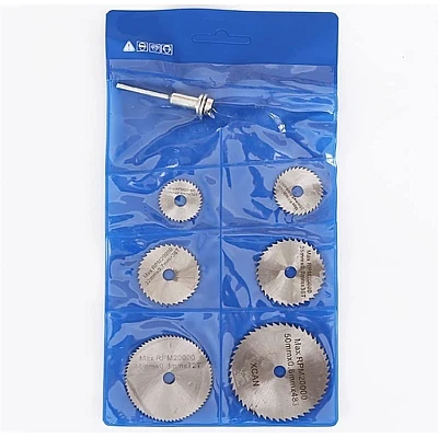 Set 8 PCS cu 6 Disc Freze Debitat Lemn sau Plastic si 2 prinderi BIAX Set 8 PCS cu 6 Disc Freze Debitat Lemn sau Plastic si 2 prinderi BIAX