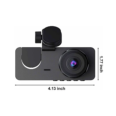 Camera tripla auto DVR 2 Full HD inregistrare automata Camera tripla auto DVR 2 Full HD inregistrare automata