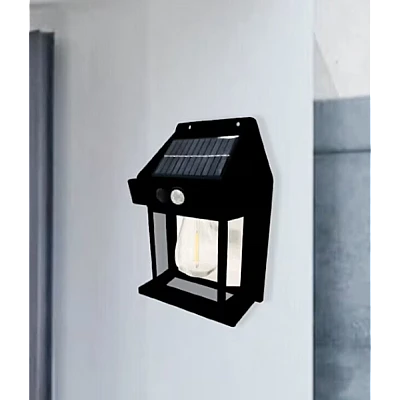 Lampa Led solara CB 888 cu senzor de lumina pentru perete putere 3W Negru Lampa Led solara CB 888 cu senzor de lumina pentru perete putere 3W Negru