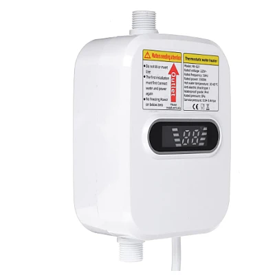 Dus electric pentru autorulota RX-021 Boiler electric instant pentru apa calda cu afisaj digital 3500 W Dus electric pentru autorulota RX-021 Boiler electric instant pentru apa calda cu afisaj digital 3500 W