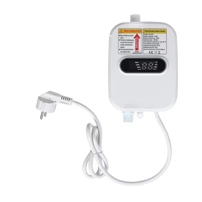 Dus electric pentru autorulota RX-021 Boiler electric instant pentru apa calda cu afisaj digital 3500 W Dus electric pentru autorulota RX-021 Boiler electric instant pentru apa calda cu afisaj digital 3500 W