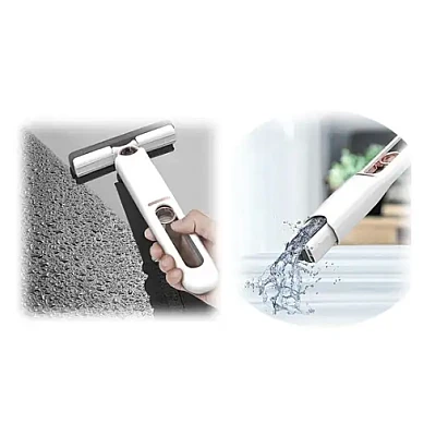 Mini mop portabil cu sistem autostoarcere pentru suprafete si geamuri Mini mop portabil cu sistem autostoarcere pentru suprafete si geamuri