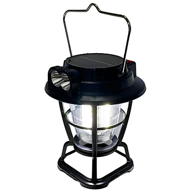 Lampa pentru camping HB 9588W cu panou solar Lampa pentru camping HB 9588W cu panou solar