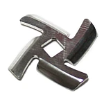 Cutit din inox pentru masina tocat carne electrica cu interior patrat No 5