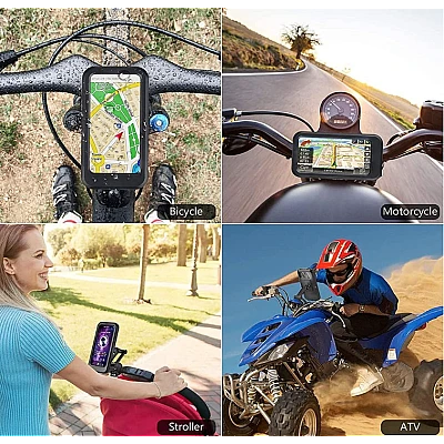Suport Telefon Bicicleta / Motocicleta N5 360 Grade Suport Telefon Bicicleta / Motocicleta N5 360 Grade