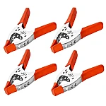 Set 4 Cleme 6 inci din Metal Deschidere 2.5 inci