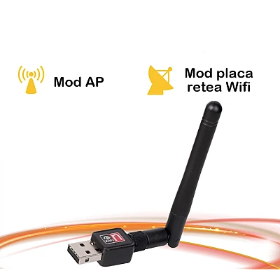 Adaptor placa retea wireless Q A220B USB Banda 5Ghz Adaptor placa retea wireless Q A220B USB Banda 5Ghz