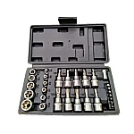 Trusa 29 piese Chei Tubulare Torx si Capete Biti Torx