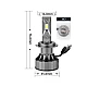 Set 2 Lampi H7 LED V20 30000 Canbus putere 120W temperatura 6000K lumina alba 12000lm / set Set 2 Lampi H7 LED V20 30000 Canbus putere 120W temperatura 6000K lumina alba 12000lm / set