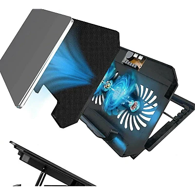Cooler (racitor) laptop Q-SR03 silentios 13inch cu 2 ventilatoare USB negru Cooler (racitor) laptop Q-SR03 silentios 13inch cu 2 ventilatoare USB negru