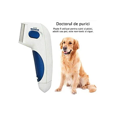 Pieptene de purici pentru caini si pisici Pieptene de purici pentru caini si pisici