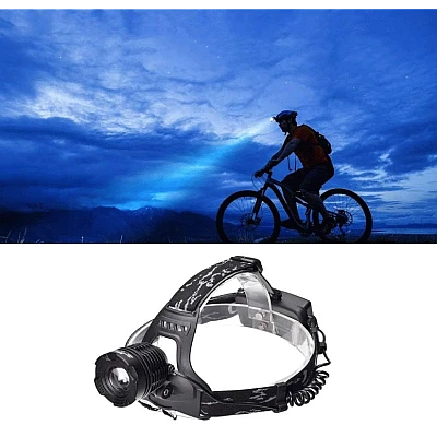 Lanterna de Cap cu Acumulator W634 Mare cu LED XHP50 Puternic Lanterna de Cap cu Acumulator W634 Mare cu LED XHP50 Puternic