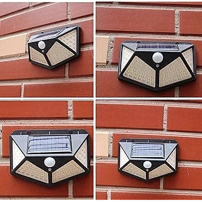 Set 4 Lampi ULTRA 100 LED Solare cu senzor de miscare si lumina 3 moduri ILUMINARE Set 4 Lampi ULTRA 100 LED Solare cu senzor de miscare si lumina 3 moduri ILUMINARE