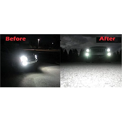 Set 2 Lampi LED C6 H4 Lumina ALBA 6500K 72W/set cu 2 faze Set 2 Lampi LED C6 H4 Lumina ALBA 6500K 72W/set cu 2 faze