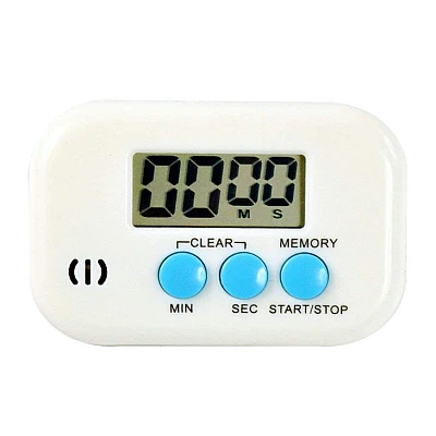 Set 2 x Timer digital bucatarie cu afisaj mare ALB HX101 Set 2 x Timer digital bucatarie cu afisaj mare ALB HX101