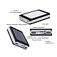Baterie externa 2.000 mah cu panou solar Baterie externa 2.000 mah cu panou solar