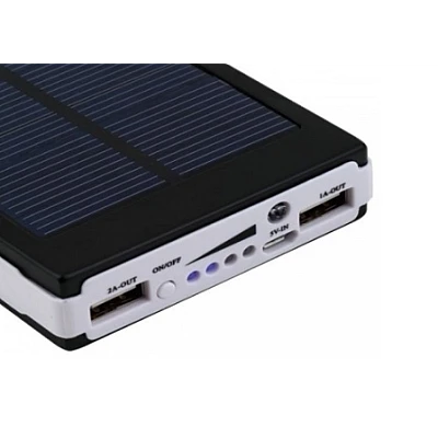 Baterie externa 2.000 mah cu panou solar Baterie externa 2.000 mah cu panou solar