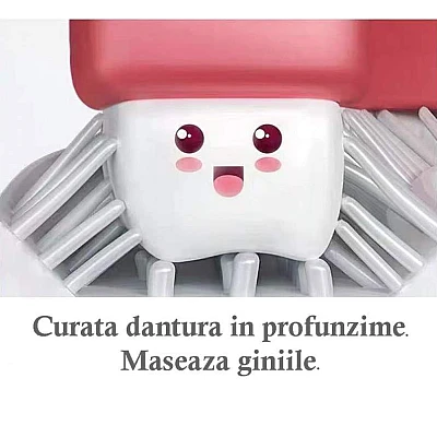 Periuta de dinti electrica pentru copii, forma de U, ALBASTRA Periuta de dinti electrica pentru copii, forma de U, ALBASTRA