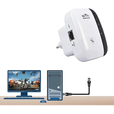 Amplificator M300 Wireless-N WiFi Repeater WPS Amplificator M300 Wireless-N WiFi Repeater WPS