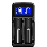 Incarcator cu display HD 8991B cu 2 porturi pentru acumulatori alimentare USB 5V