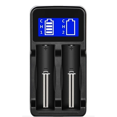 Incarcator cu display HD 8991B cu 2 porturi pentru acumulatori alimentare USB 5V Incarcator cu display HD 8991B cu 2 porturi pentru acumulatori alimentare USB 5V