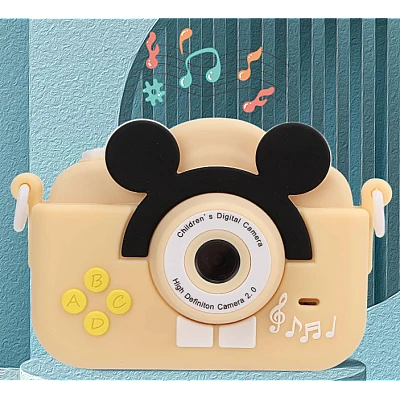 Camera foto/video pentru copii ecran LCD MICKEY GALBEN Camera foto/video pentru copii ecran LCD MICKEY GALBEN