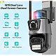 Camera de supraveghere dubla WIFI 8MP exterior/interior Ultra HD 5X zoom comunicare bidirectionala GRI Camera de supraveghere dubla WIFI 8MP exterior/interior Ultra HD 5X zoom comunicare bidirectionala GRI