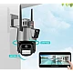 Camera de supraveghere dubla WIFI 8MP exterior/interior Ultra HD 5X zoom comunicare bidirectionala GRI Camera de supraveghere dubla WIFI 8MP exterior/interior Ultra HD 5X zoom comunicare bidirectionala GRI