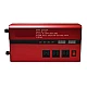 Invertor cu Display Dublu 5000W 12-220V Port-uri USB Priza ROSU Invertor cu Display Dublu 5000W 12-220V Port-uri USB Priza ROSU