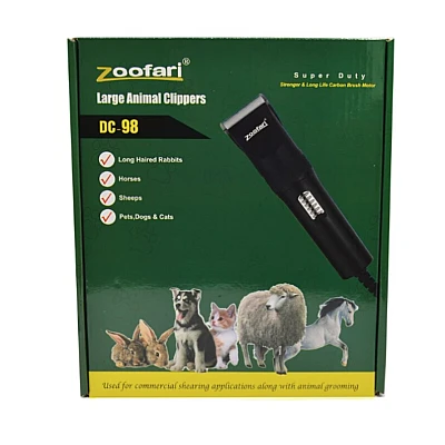 Masina De Tuns Animale Zoofari DC-98 Cu 4 Capete De Schimb Masina De Tuns Animale Zoofari DC-98 Cu 4 Capete De Schimb