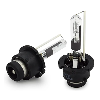 Set 2 becuri Xenon D2R White auto pentru far suport plastic 35W 6000K Set 2 becuri Xenon D2R White auto pentru far suport plastic 35W 6000K
