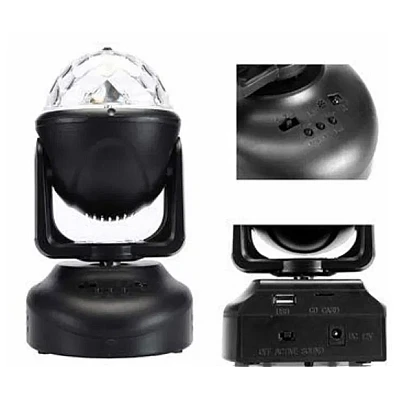 Proiector Disco LSY080 LED rotativ 360 cu telecomanda Proiector Disco LSY080 LED rotativ 360 cu telecomanda