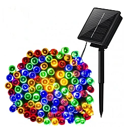 Instalatie solara 1500 16 MULTICOLORA cu 320 led lungime 12 metri telecomanda