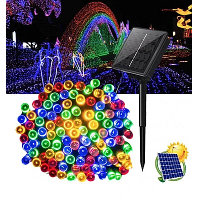Instalatie Solara 1500 4 MULTICOLORA cu 300 LED lungime 30 Metri telecomanda Instalatie Solara 1500 4 MULTICOLORA cu 300 LED lungime 30 Metri telecomanda