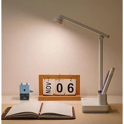 Lampa de birou 1966 cu LED pliabila protectie ochi si suport detasabi Lampa de birou 1966 cu LED pliabila protectie ochi si suport detasabi