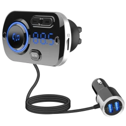 Modulator auto FM BC49BQ Bluetooth 5.0 Fast Charge 3.0 Handsfree Car Kit Modulator auto FM BC49BQ Bluetooth 5.0 Fast Charge 3.0 Handsfree Car Kit