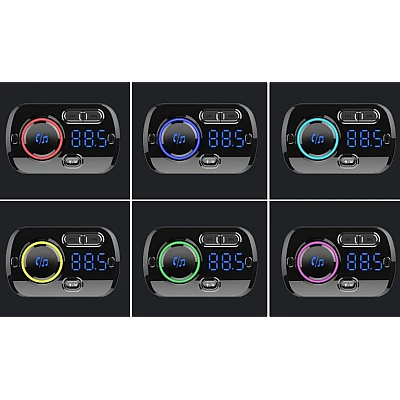 Modulator auto FM BC49BQ Bluetooth 5.0 Fast Charge 3.0 Handsfree Car Kit Modulator auto FM BC49BQ Bluetooth 5.0 Fast Charge 3.0 Handsfree Car Kit