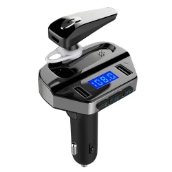 Kit modulator V6 MP3 cu Casca Handsfree Bluetooth Kit modulator V6 MP3 cu Casca Handsfree Bluetooth