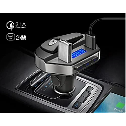 Kit modulator V6 MP3 cu Casca Handsfree Bluetooth Kit modulator V6 MP3 cu Casca Handsfree Bluetooth