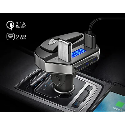 Kit modulator V6 MP3 cu Casca Handsfree Bluetooth
