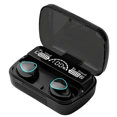 Casti Wireless M10 TWS cu Bluetooth 5.3 si display Casti Wireless M10 TWS cu Bluetooth 5.3 si display