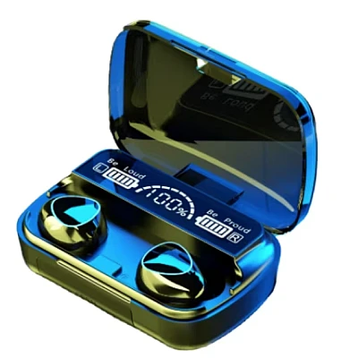 Casti Wireless M10 TWS cu Bluetooth 5.3 si display Casti Wireless M10 TWS cu Bluetooth 5.3 si display