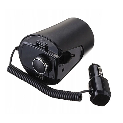 Modulator auto BX6 Bluetooth FM USB Negru Modulator auto BX6 Bluetooth FM USB Negru